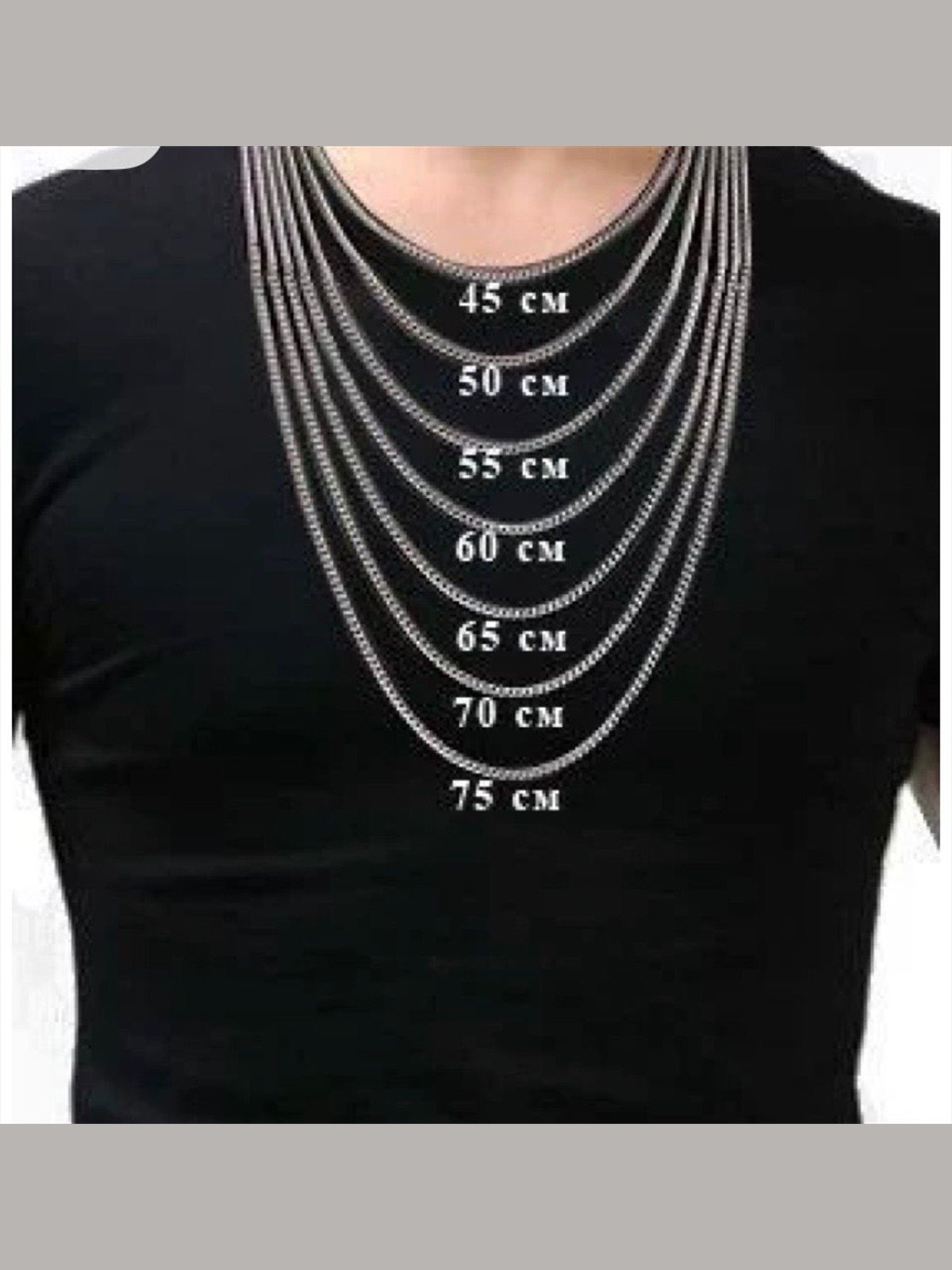 TNH necklace size guide