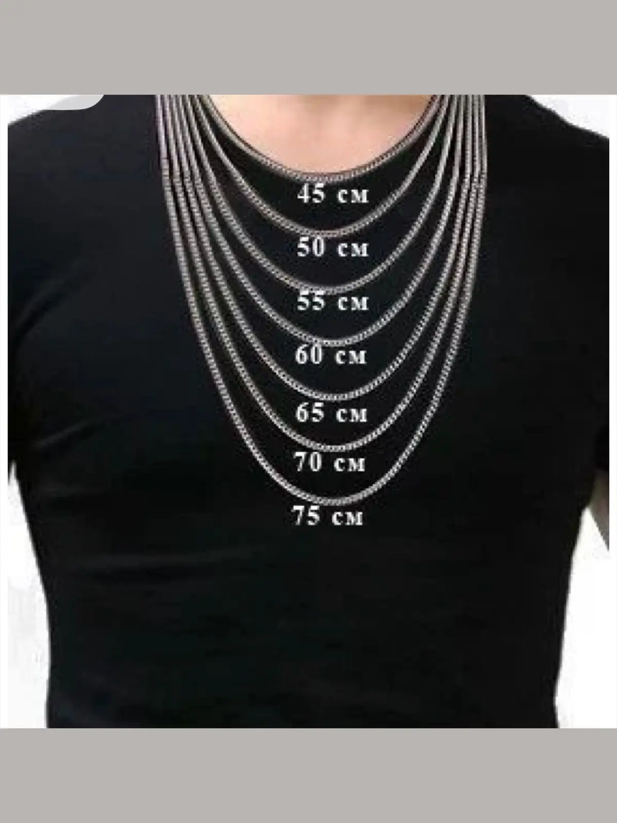 TNH necklace size guide